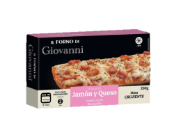 BAGUETTE JAMON Y QUESO 2u